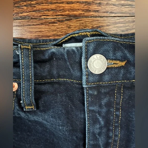 A.L.C. Dark Wash Premiun DenimHigh-rise Straight Leg Jeans.Size 29